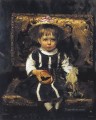 portrait of vera repina 1874 Ilya Repin